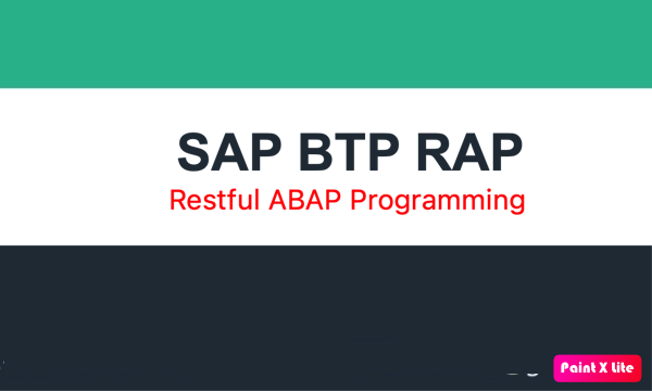 SAP BTP RAP